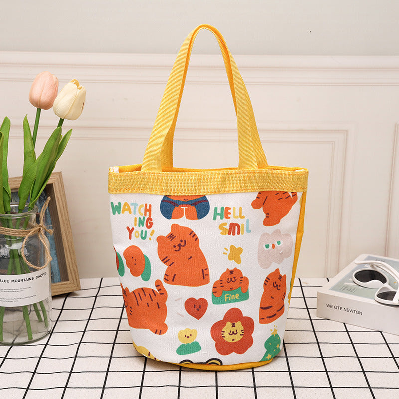 Gift Full Moon Cute Cartoon Lunch Handbags