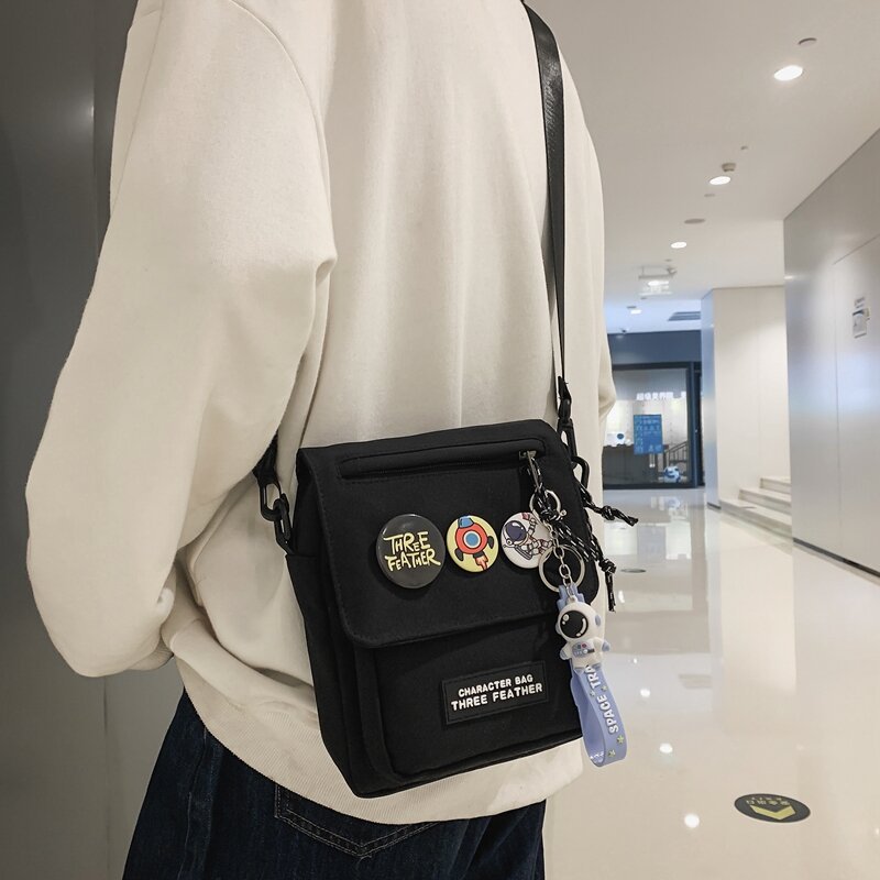 Women's & Men's & Fashion Hip Hop Vertical Mobile Crossbody Bags