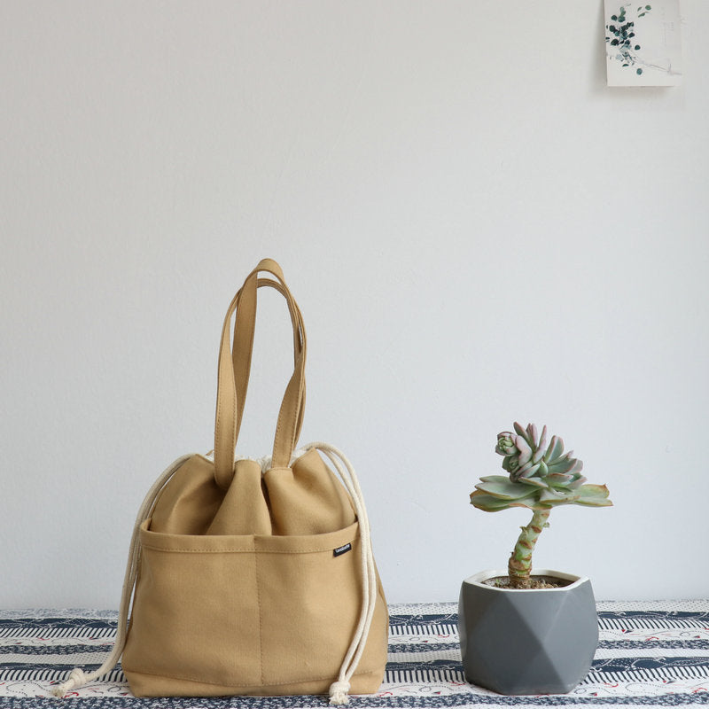 Glamorous Retro Drawstring Simple Trendy Fashion Handbags
