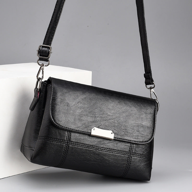 Women's Soft Leather Lady Mom Large Capacity Shoulder Bags