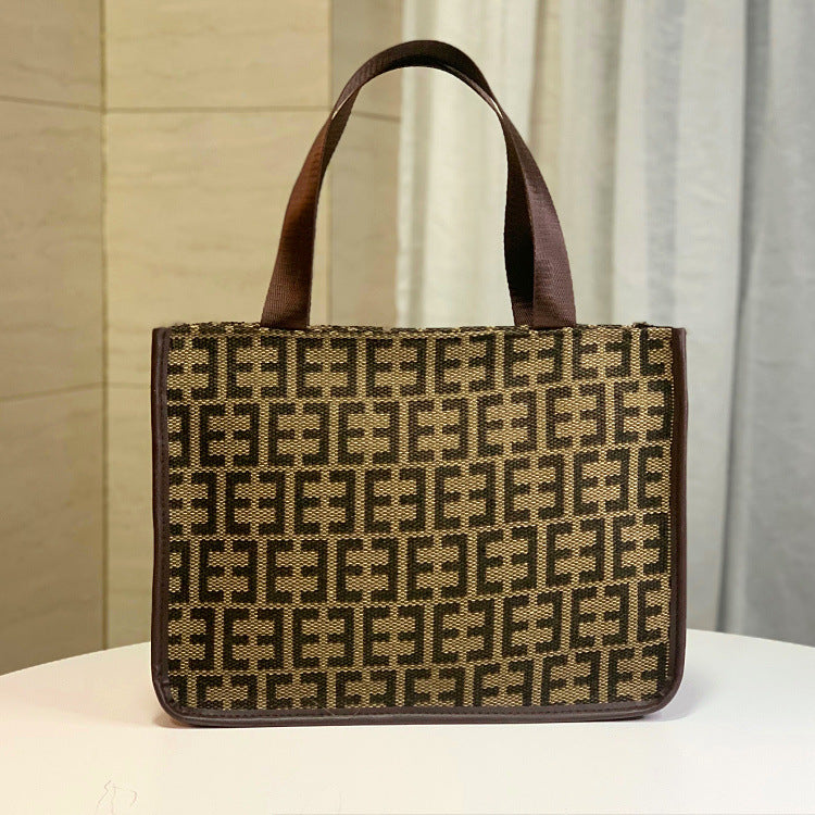 Korean Style Fashionable Letter Portable Large Capacity Shopping Fitness Yoga Handbags