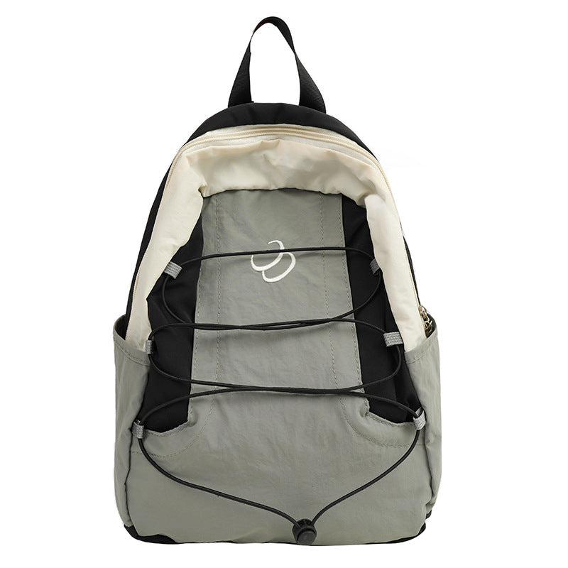 Men's Female Minority Design Contrast Color Versatile Backpacks