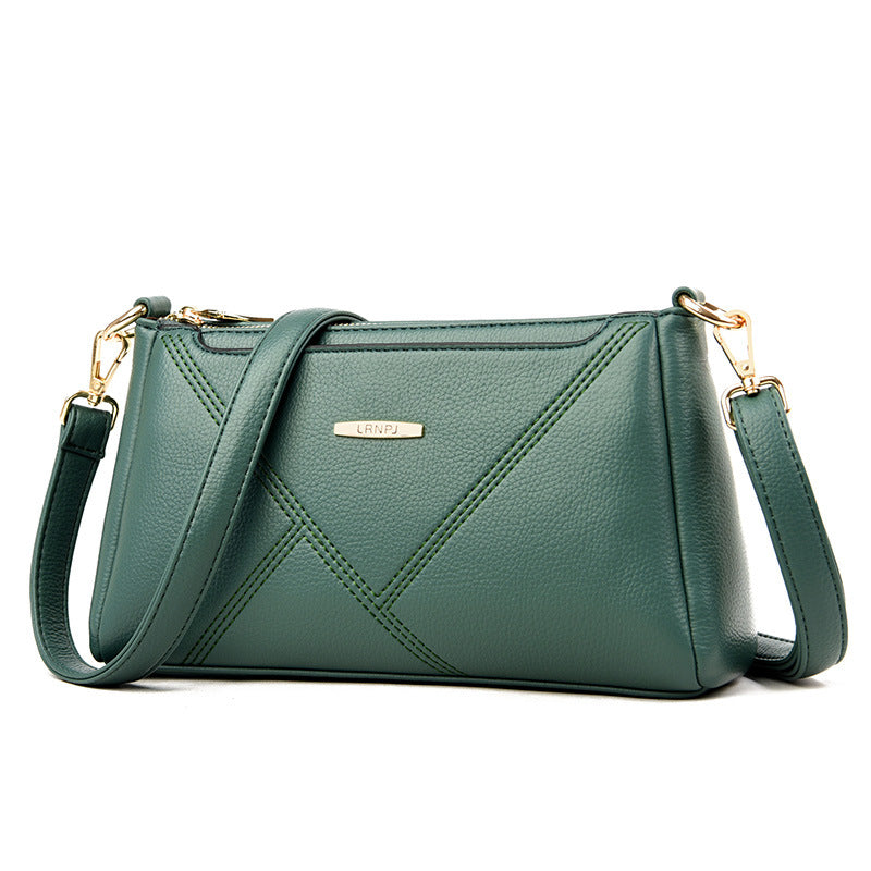 Women's Fashion Underarm Commute Texture Soft Leather Bags