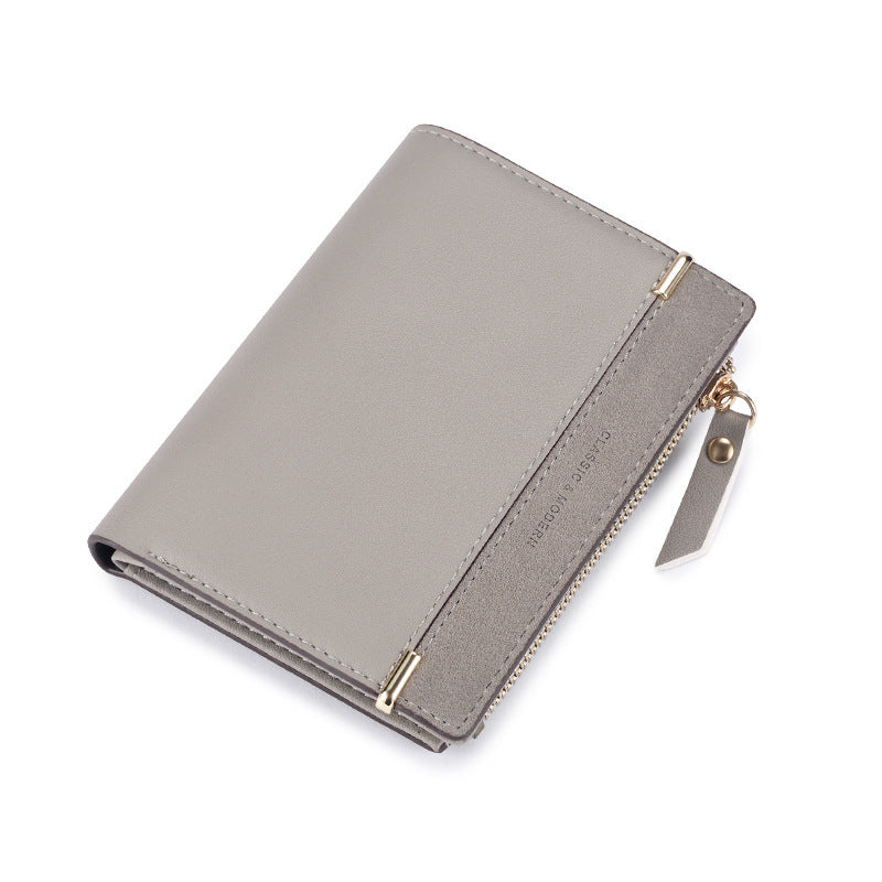 Women's Korean Style Short Two Fold Hasp Ladies Wallets