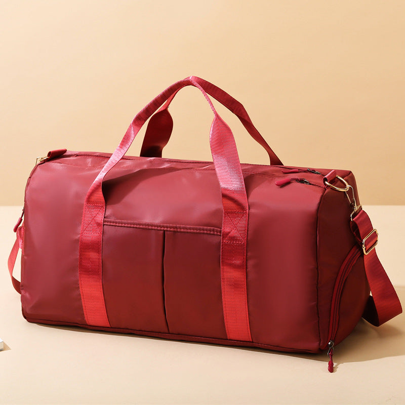 Women's Wet Separation Large Capacity Yoga Lightweight Travel Bags