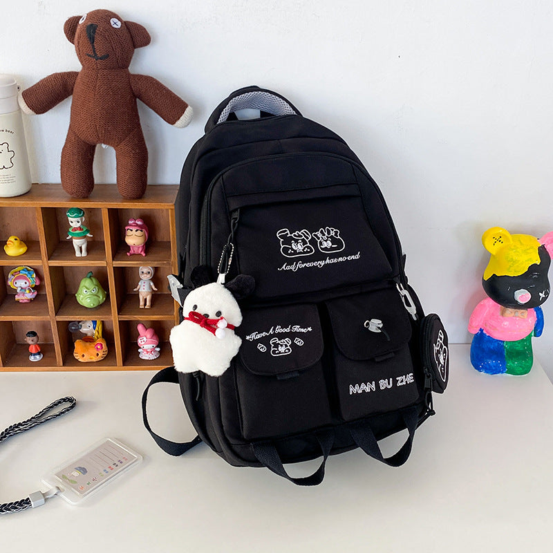 Junior's Large Capacity Korean Preppy Style Backpacks