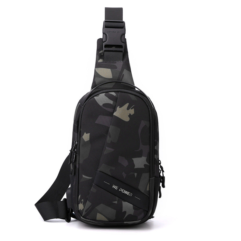 Men's Business Oxford Cloth Green Large Capacity Men's Chest Bags