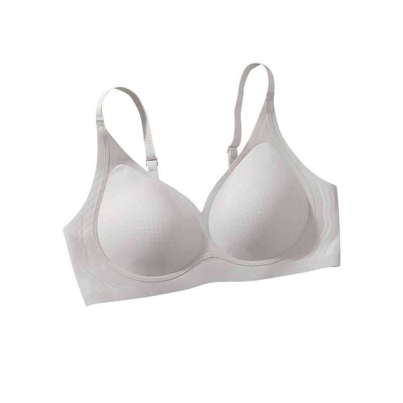Women's Conditioning Net Jelly Stick No Steel Ring Fixed Bras