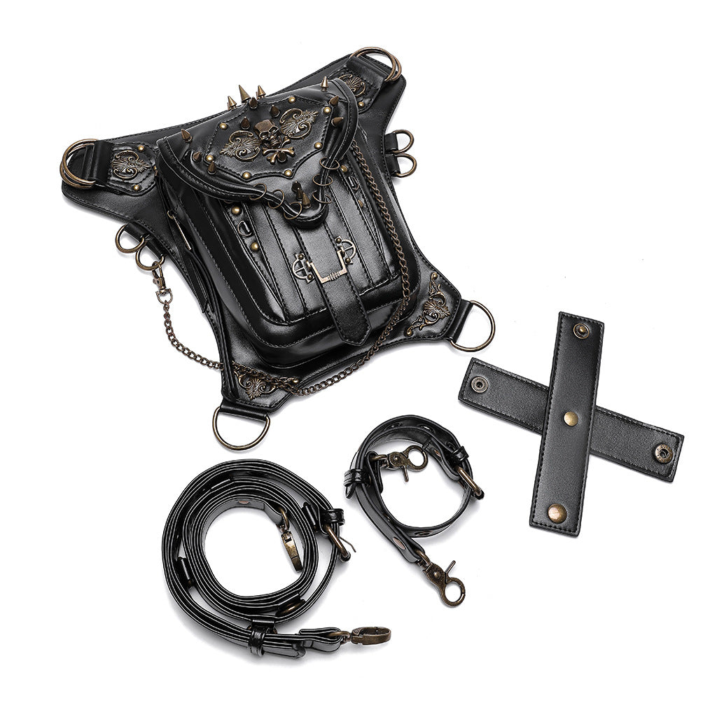 Graceful Durable Motorcycle Skull Vintage Mobile Women's Messenger Bag