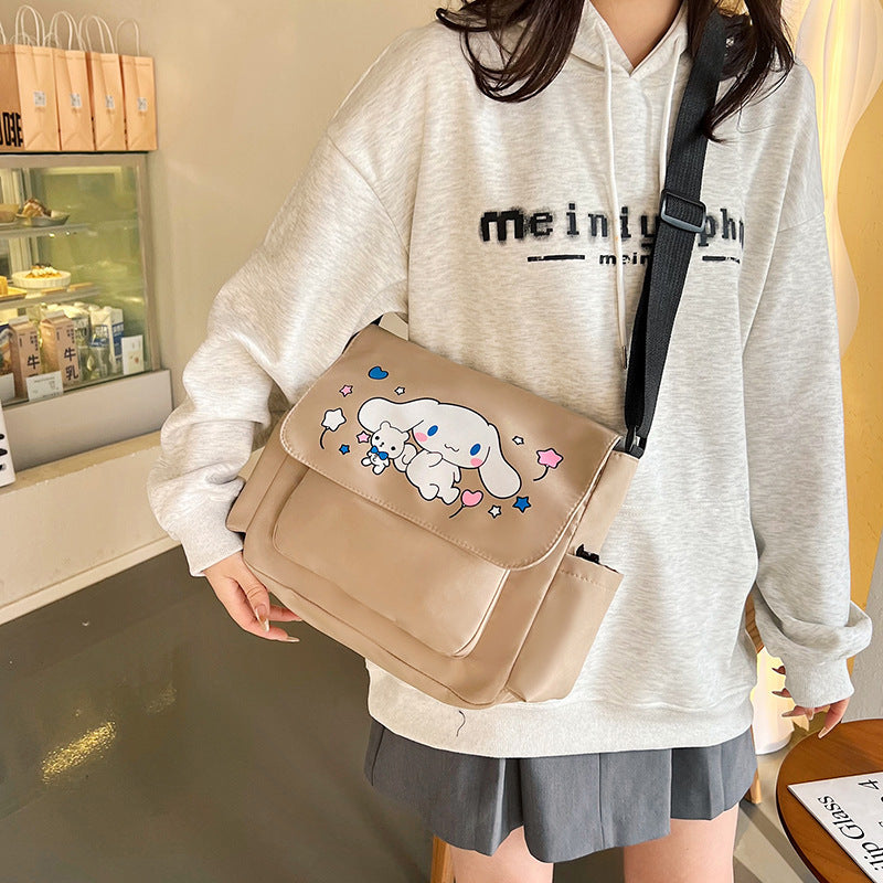 Women's Printed Large Capacity Simple Tuition Shoulder Bags