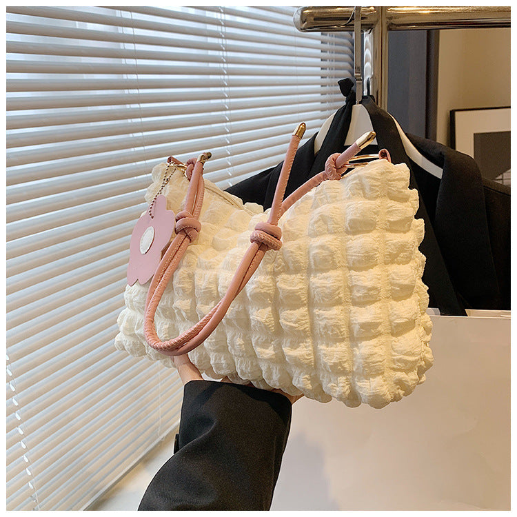Women's Spring Underarm Fashion Hand Solid Color Shoulder Bags