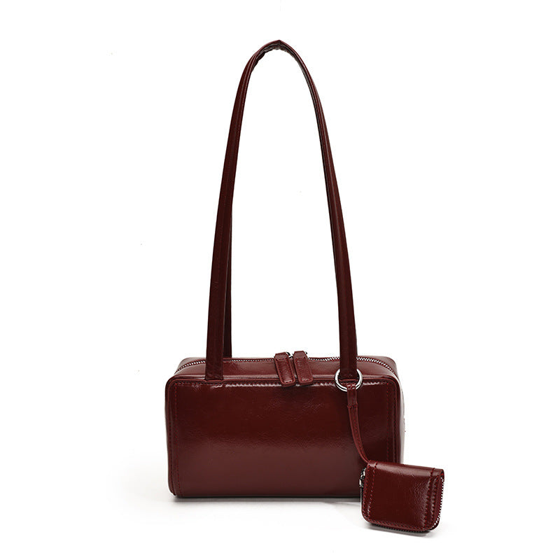 Women's Niche Design Fashion Boston Underarm Pouch Shoulder Bags