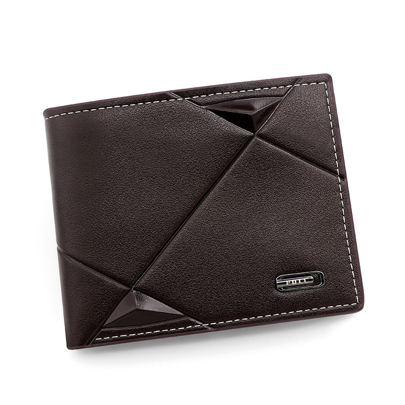 Men's Slots Fashion Male Youth Thin Three Men's Wallets