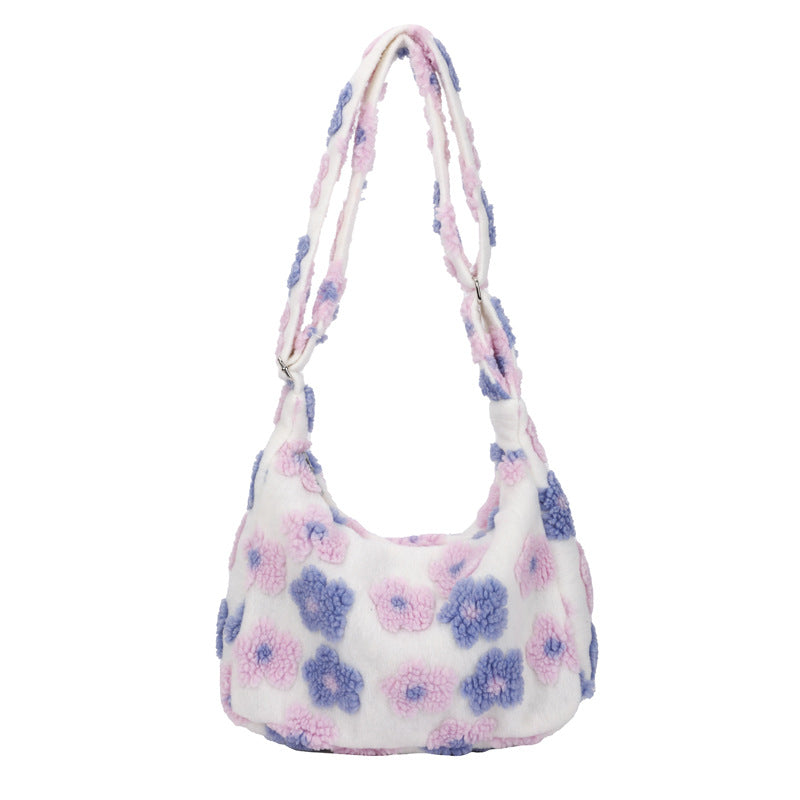 Women's Autumn Large Capacity Fur Fashion Simple Shoulder Bags