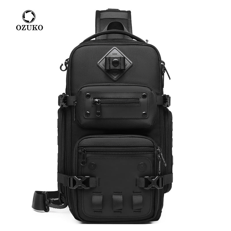 Elegant Durable Men's Tactics Large Capacity Men's Chest Bags