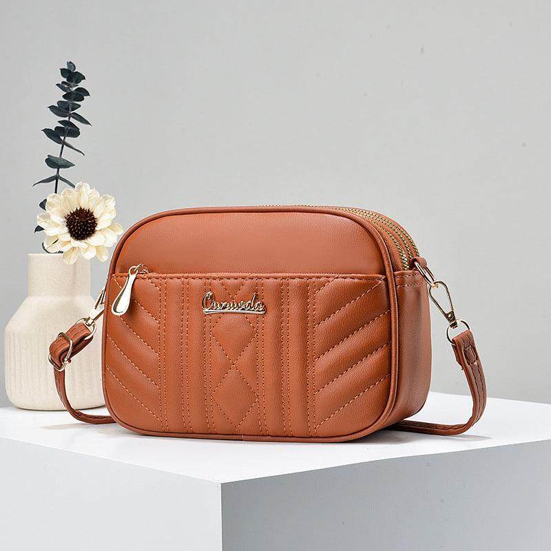 Classic Women's Summer Stylish Textured Niche Crossbody Bags
