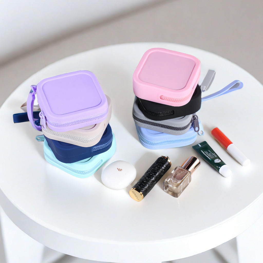 Change Storage Bank Headset Zipper Buggy Coin Purses