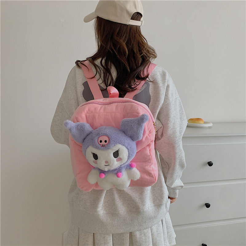 Popular Plush Cartoon Cute Clow Gift Backpacks