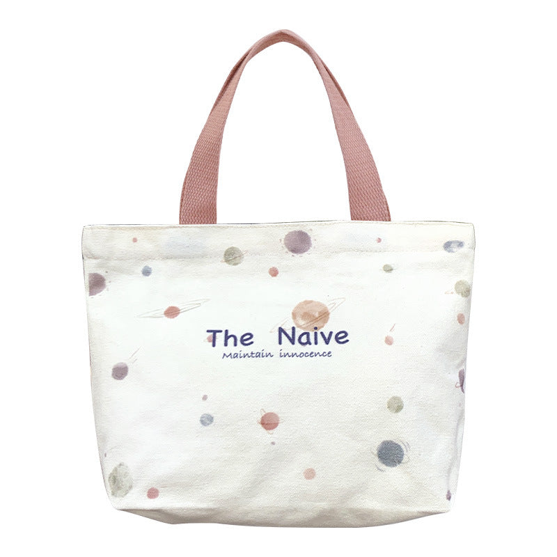 Popular Canvas Female Niche Portable Lady's Handbags