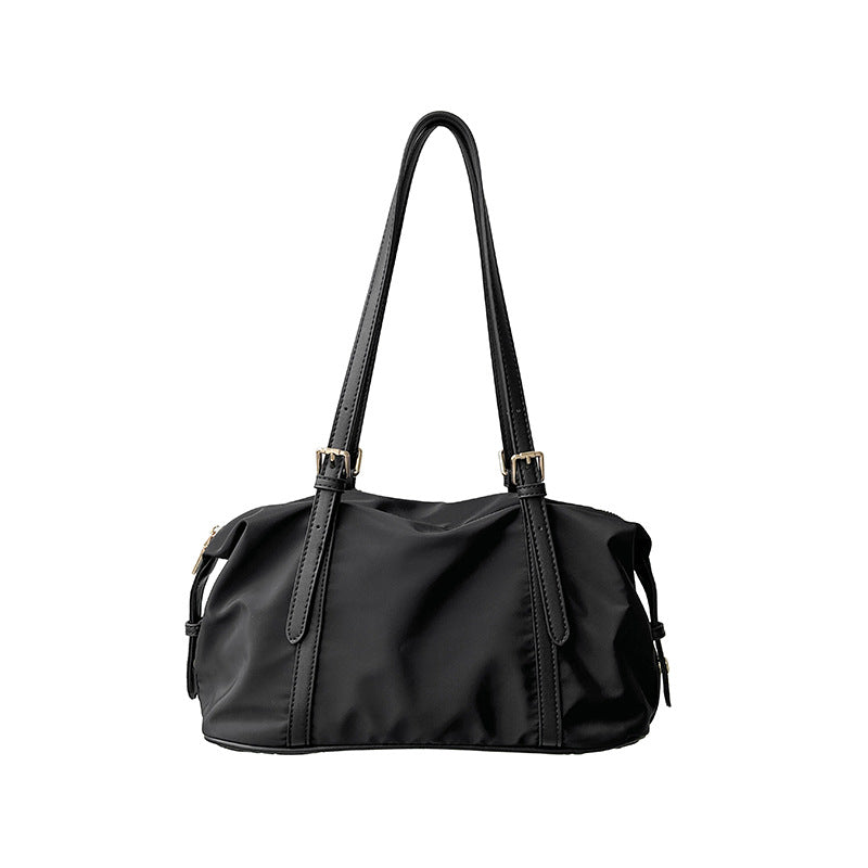 Women's Commuter Nylon Stitching Large Capacity Contrast Shoulder Bags