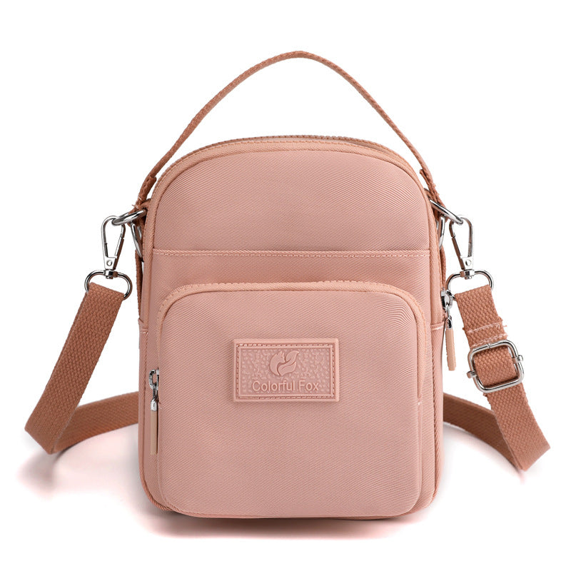 Women's Fashion Trendy Leisure Mobile Waterproof Nylon Crossbody Bags