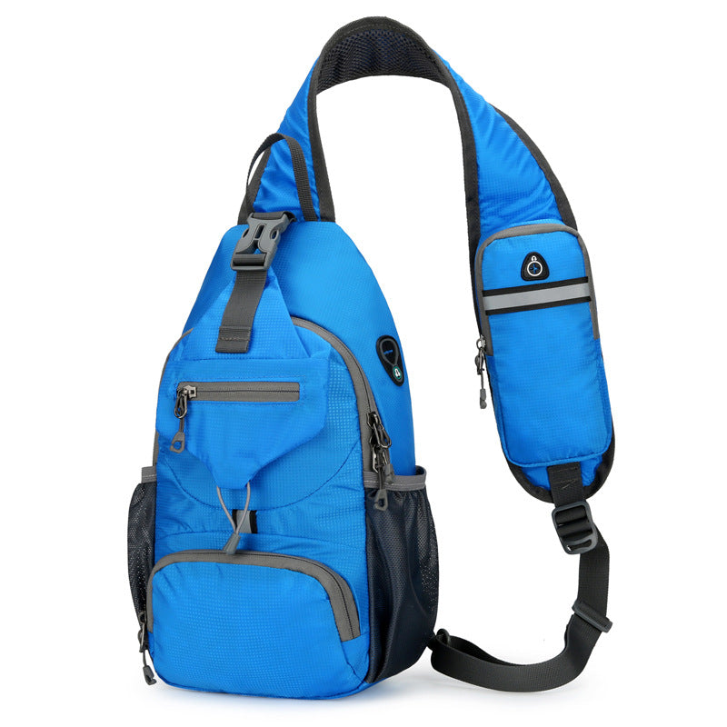 Men's Lightweight Trend Multicolor Mobile Multifunctional Cashier Men's Chest Bags