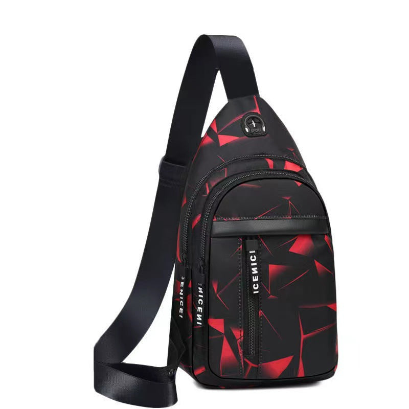 Classic Fashion Korean Style Lightweight Couple Men's Chest Bags