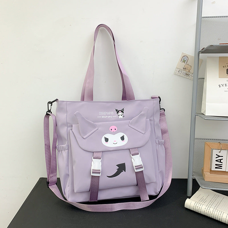 Women's Simple Fresh Fashion College Class Tuition Shoulder Bags