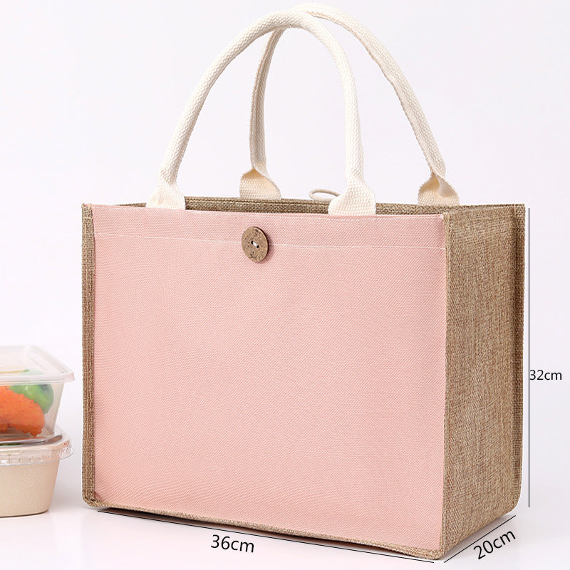 Blank Canvas Painting Jute Cotton Linen Handbags