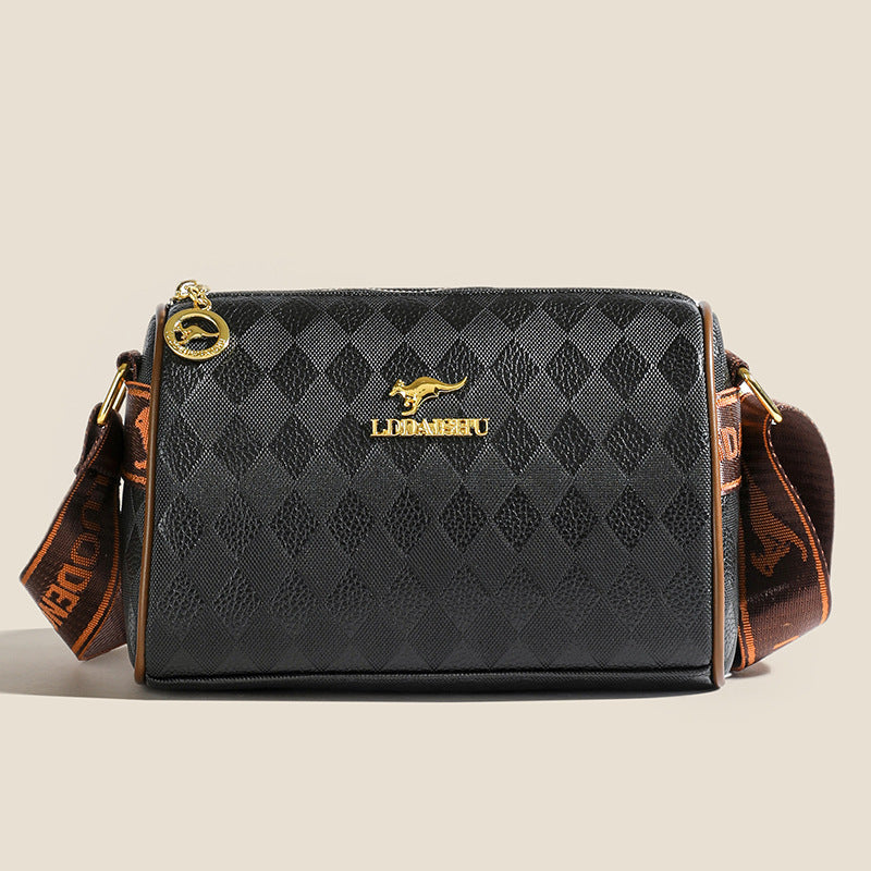 Women's Rhombus Boston High-grade Light Luxury Temperament Shoulder Bags