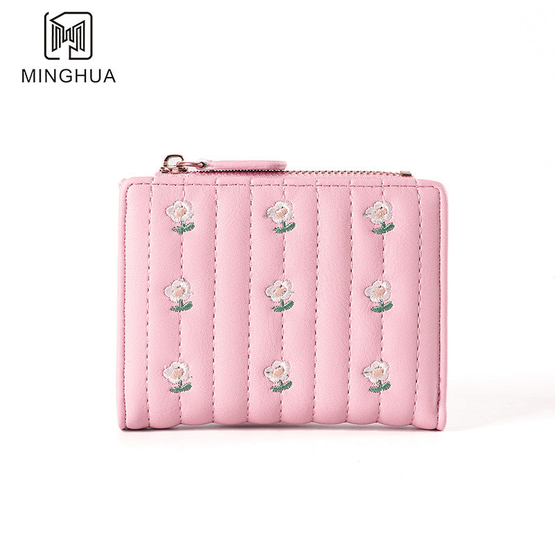 Women's New Short Simple Summer Zipper Ladies Wallets