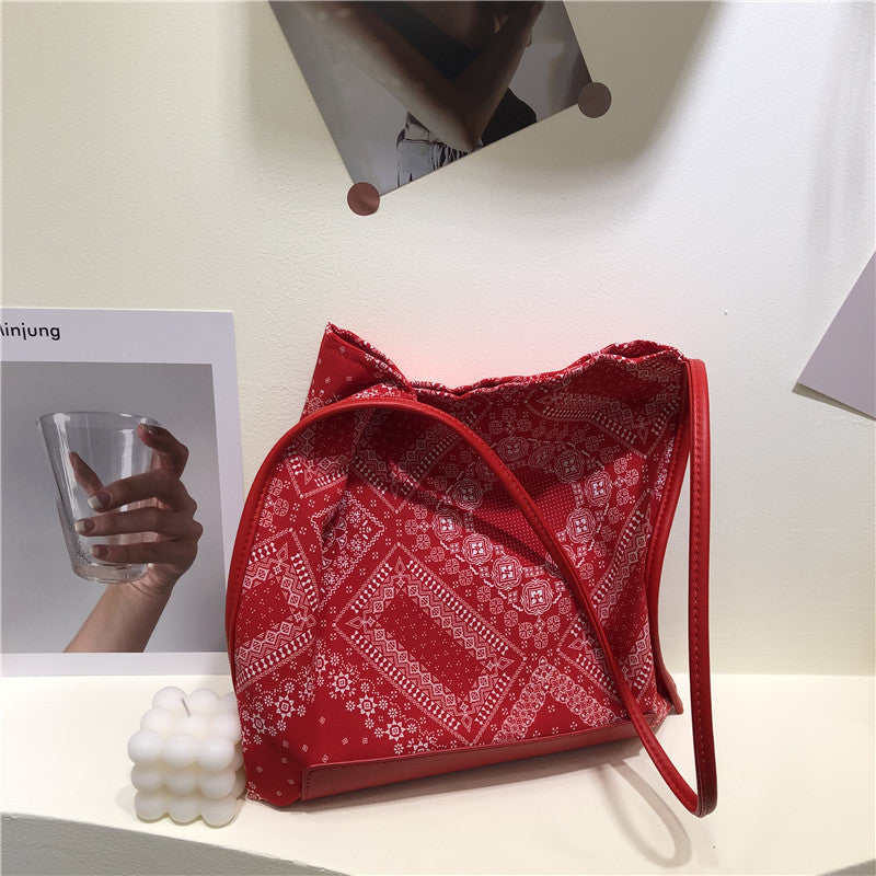 Women's Fashion Korean Cashew Flower Totem Printing Bags
