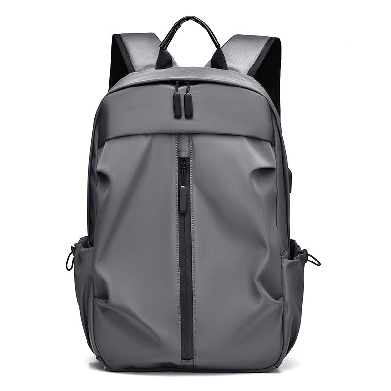 Men's Korean Pure Color Washed Business Commute Bags