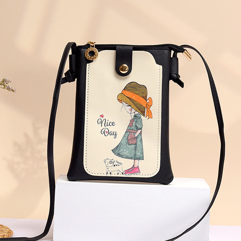 Women's Cute Mobile Korean Fashion Fresh Crossbody Bags