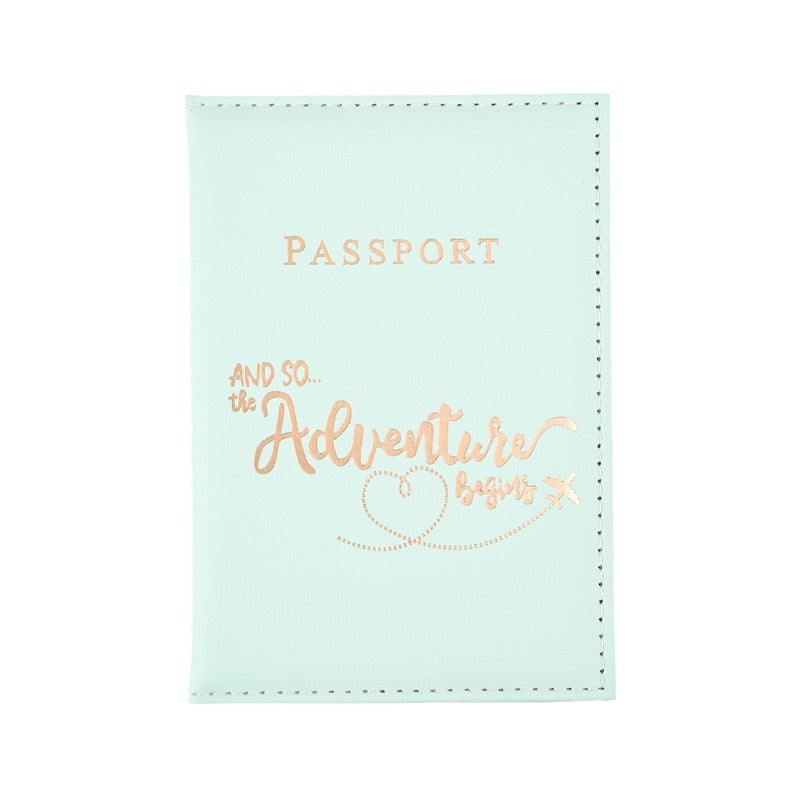 Attractive Pattern Passport Cover Ticket Clip Card Holder