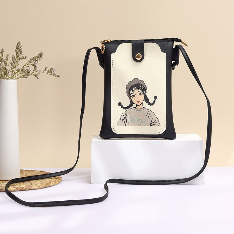 Women's Cute Mobile Korean Fashion Fresh Crossbody Bags