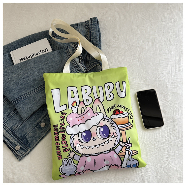 Women's Cartoon Automobiles Curtain Cloth Peripheral Tuition Shoulder Bags