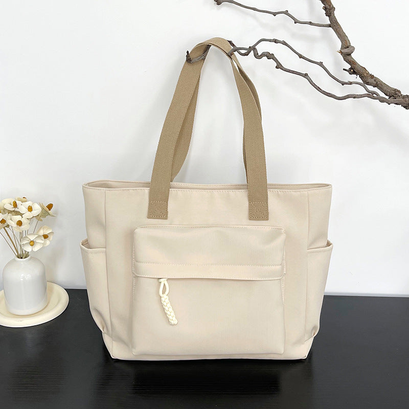 Female Commuter Large Capacity Advanced Texture College Shoulder Bags