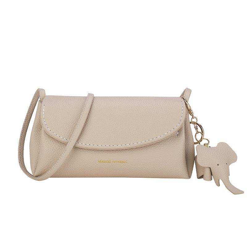 Women's Soft Leather Spring Simple Western Style Shoulder Bags