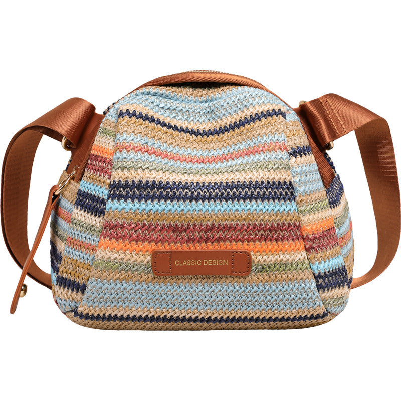 Women's High-grade Rainbow Commuter Shell Shopping Versatility Women's Messenger Bag