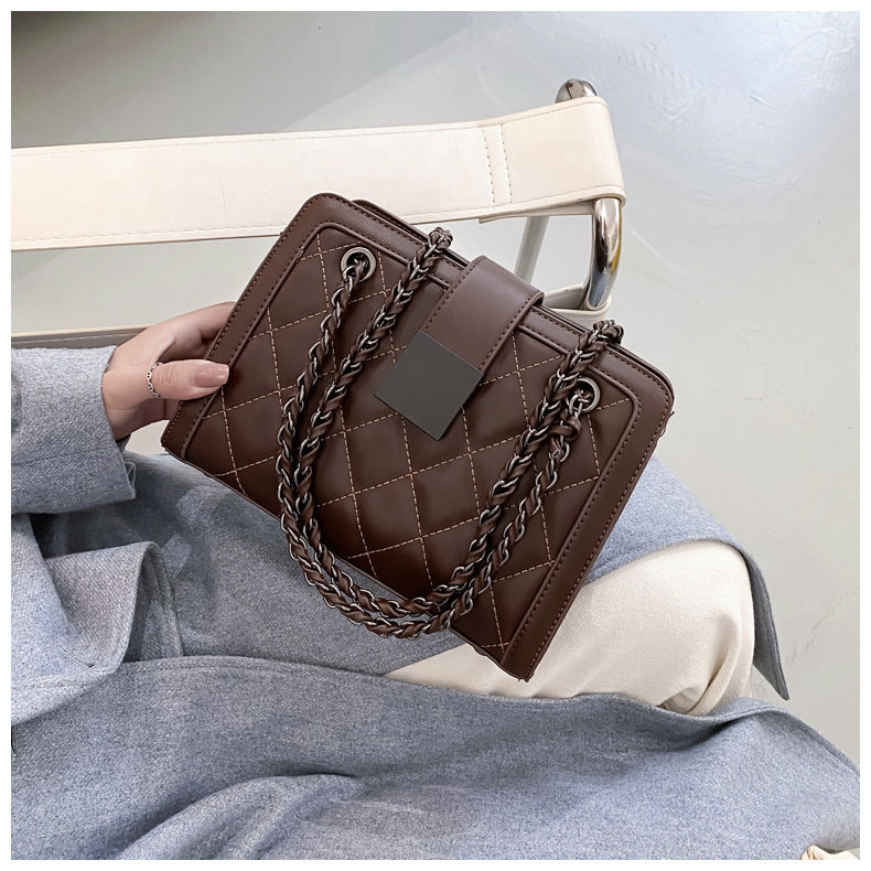 Women's Large Capacity Trendy Today Popular Rhombus Shoulder Bags