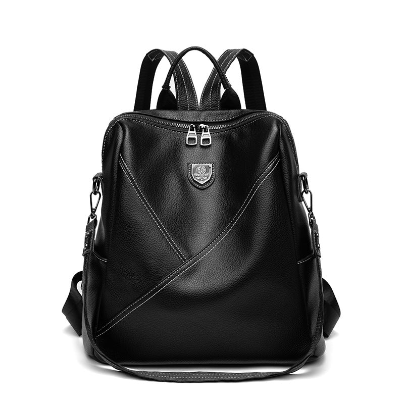 Women's High-grade Leather Fashion Trendy Western Style Super Backpacks
