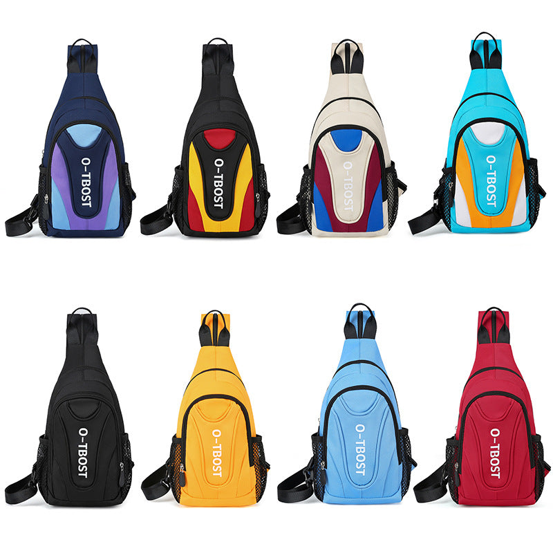 Women's & Men's & Leisure Two Shoulders Oxford Cloth Men's Chest Bags