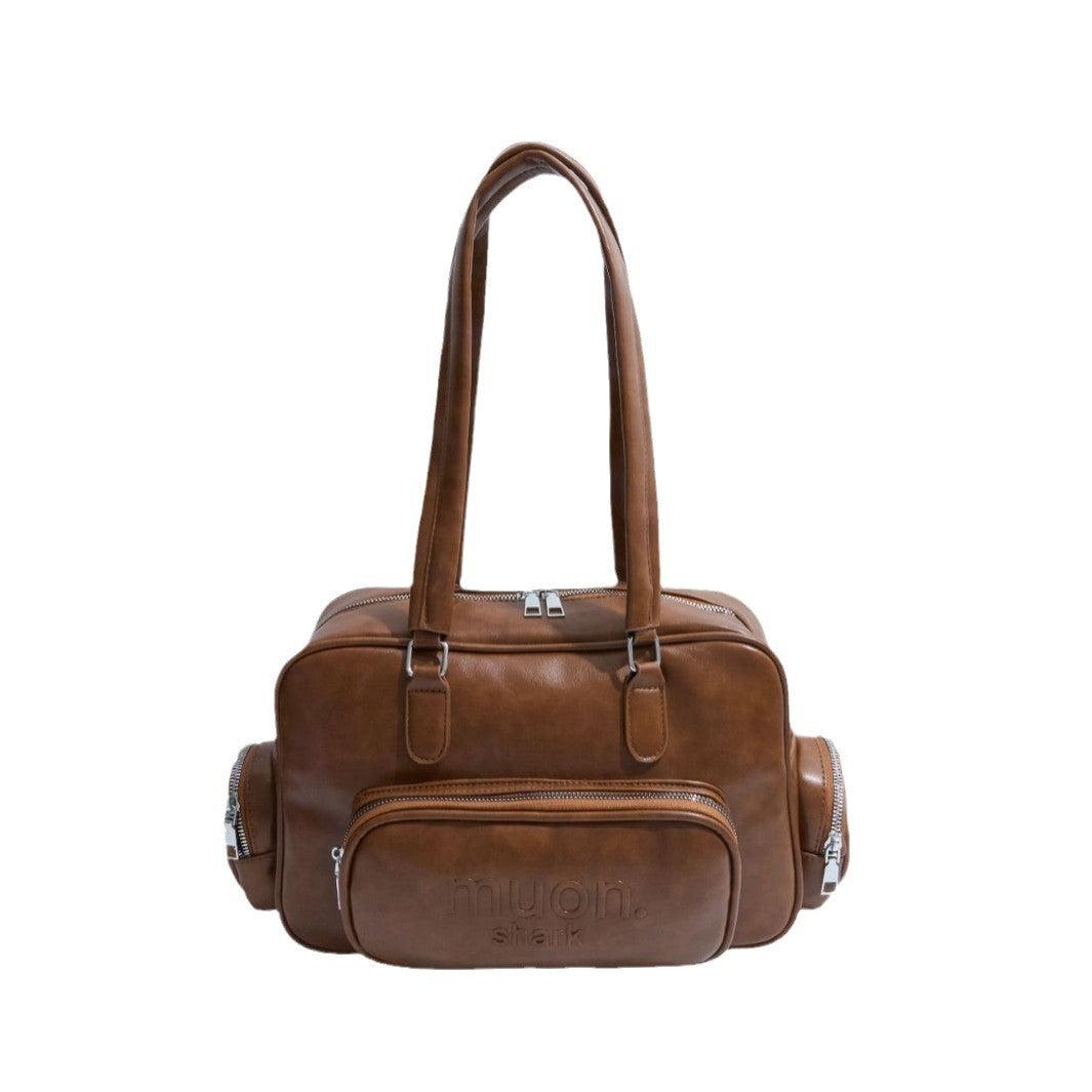 Women's Large Capacity Portable Retro British Underarm Bags