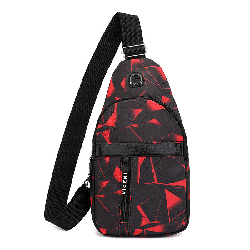 Classic Fashion Korean Style Lightweight Couple Men's Chest Bags