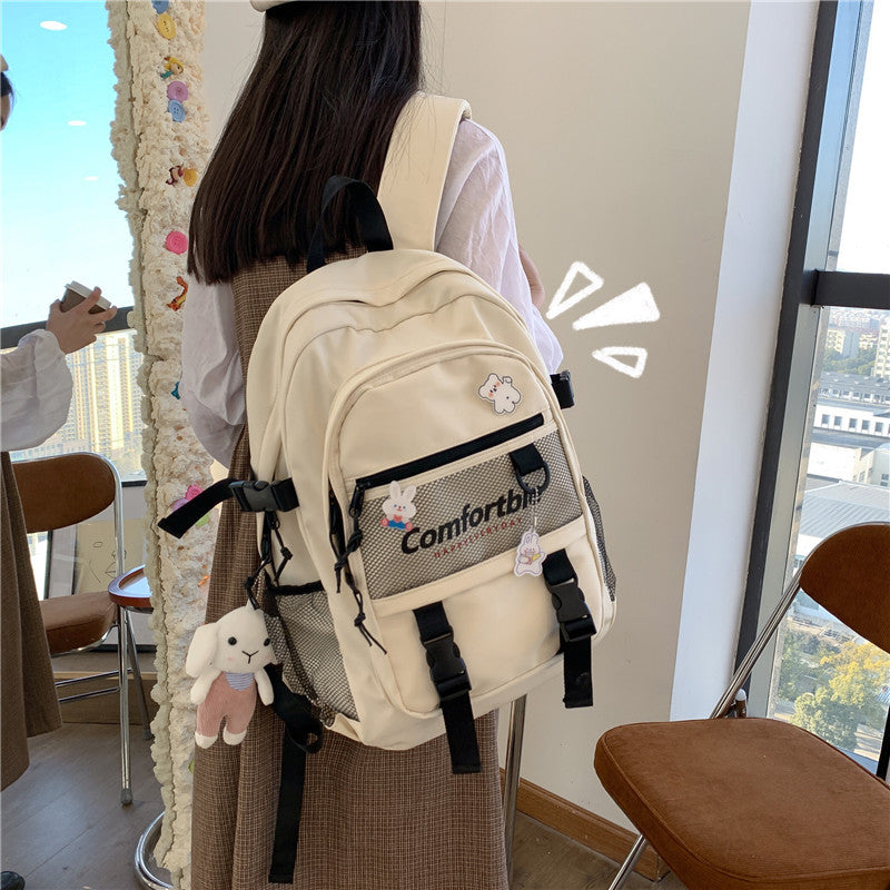 Wind Large Capacity High Female Korean Backpacks