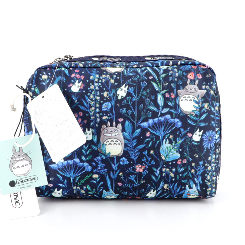 Name Cartoon Horizontal Printing Female Makeup Crossbody Bags