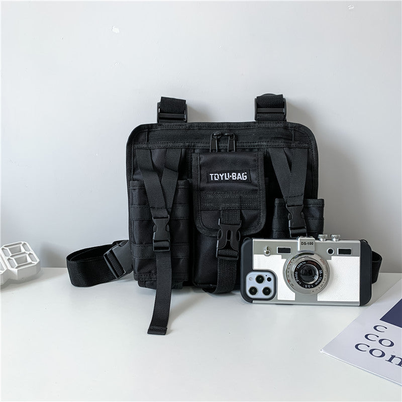 Function Trend Stylish Versatile Leisure Working Men's Chest Bags