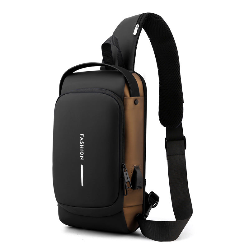 Men's Versatile Beautiful Popular Motorcycle Password Men's Chest Bags
