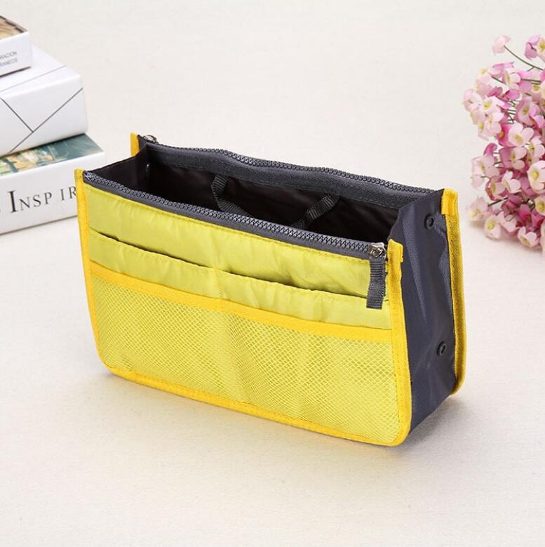 Medium Large Portable Double Zipper Wash Organizing Storage Makeup Bag